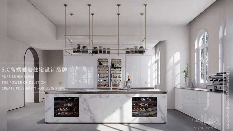 美林湖冯府壹号楼 鱼骨设计诠释极简奢华-8