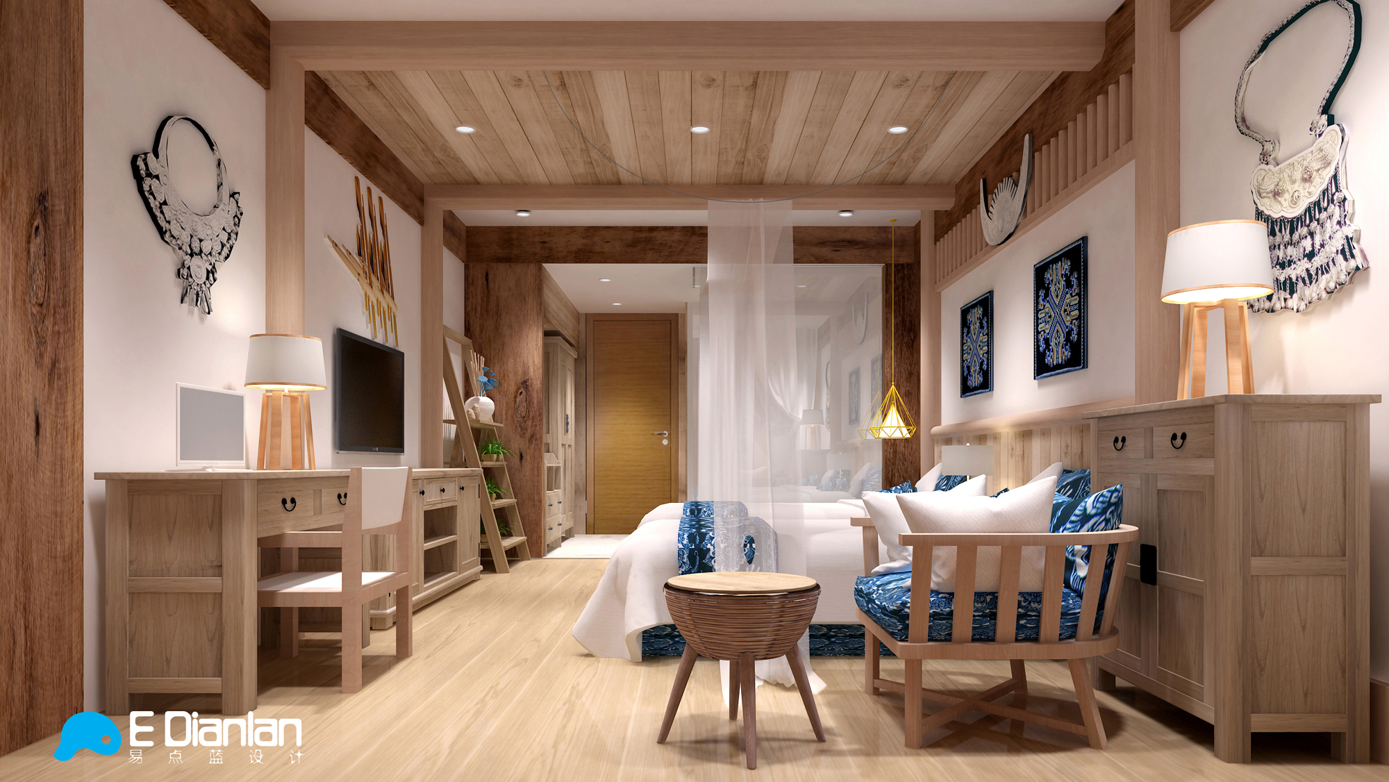 刘魏诚作品——贵州苗都酒店【易点蓝E DIANLAN酒店篇】-15