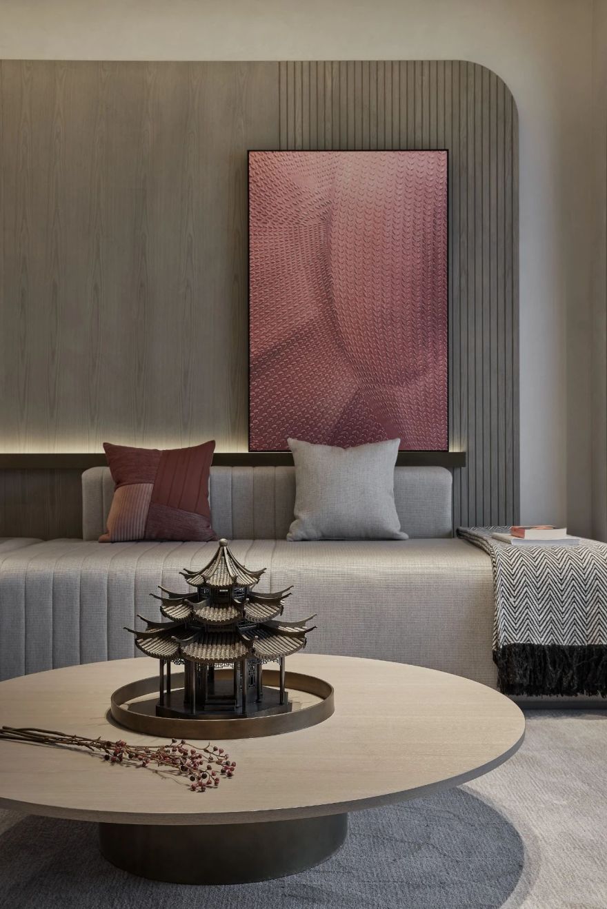 枫华金明府 156㎡极简宋风样板间丨中国开封丨上海筑详建筑装饰设计有限公司-25