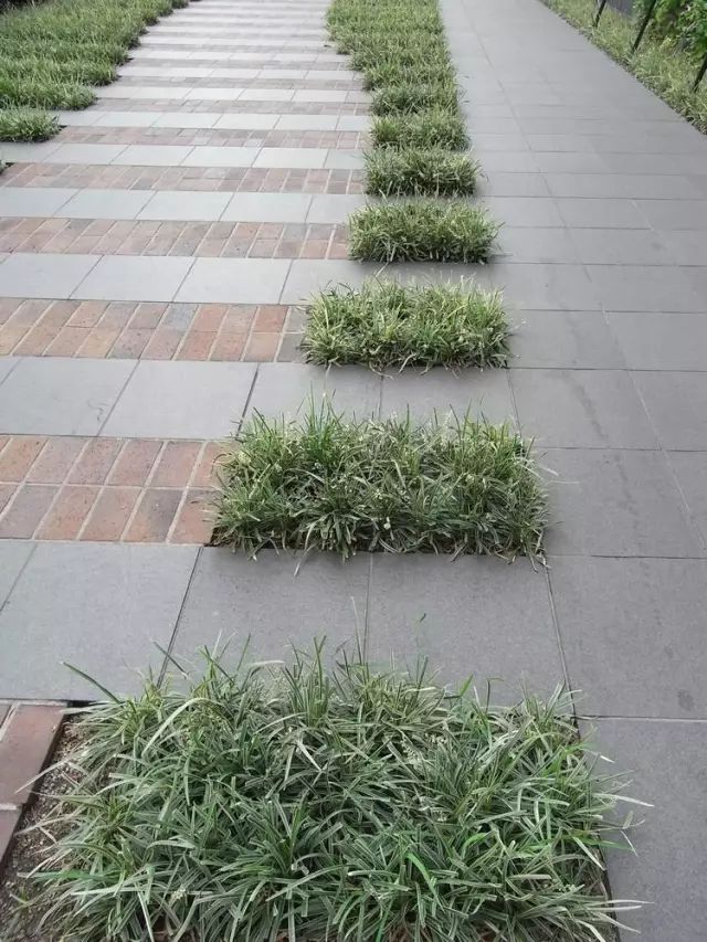 创意铺装设计，草坪与硬质材料的美妙融合-23
