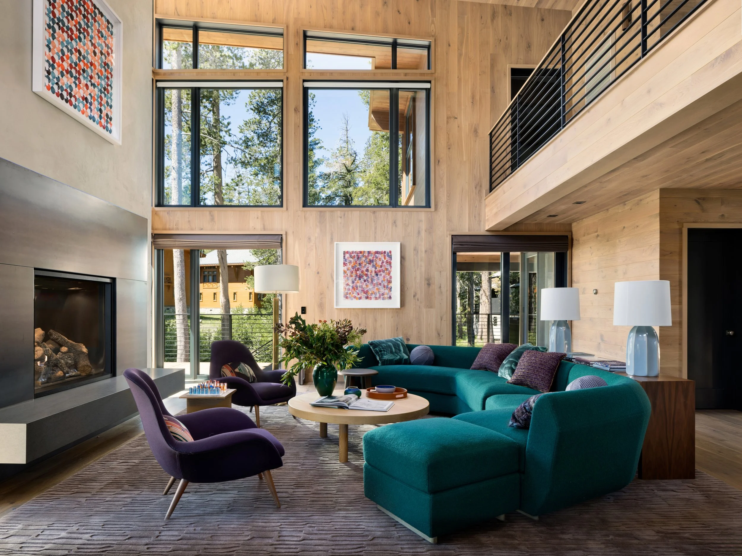 现代滑雪木屋丨Ann Lowengart Interiors-14