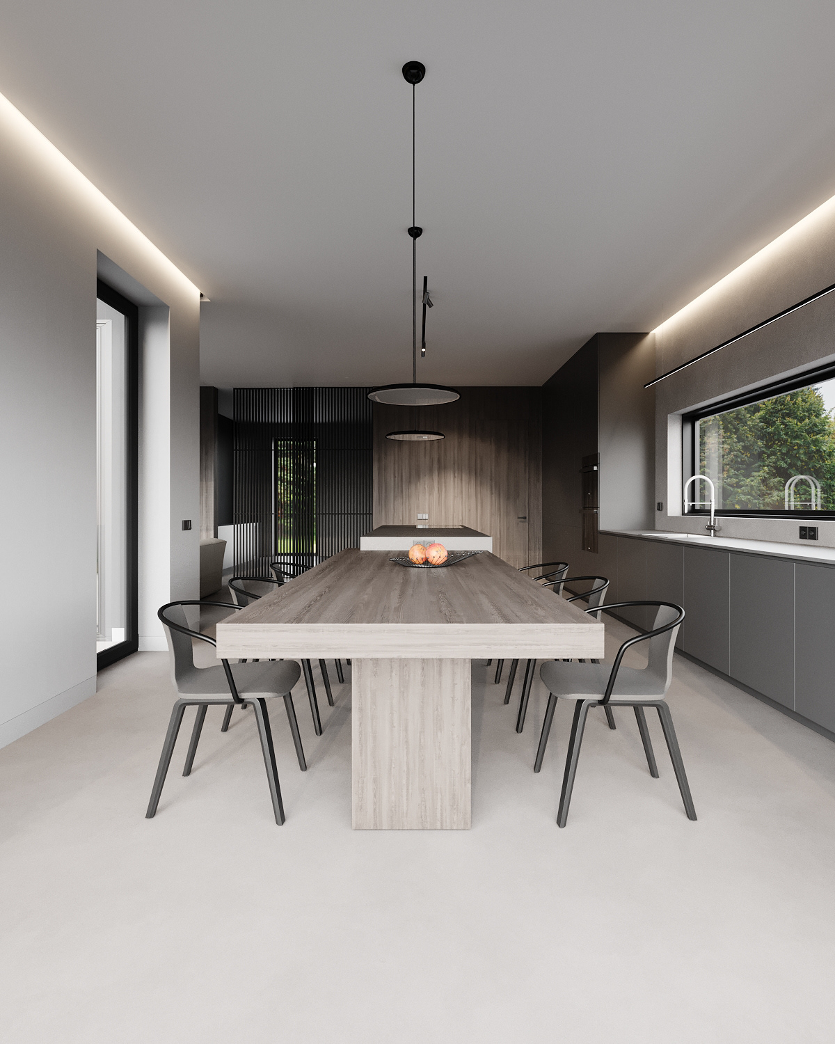 高级灰调 别墅简约空间设计！-3