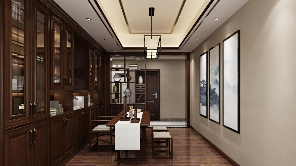 吉首溶江小区新中式全案整装设计-38