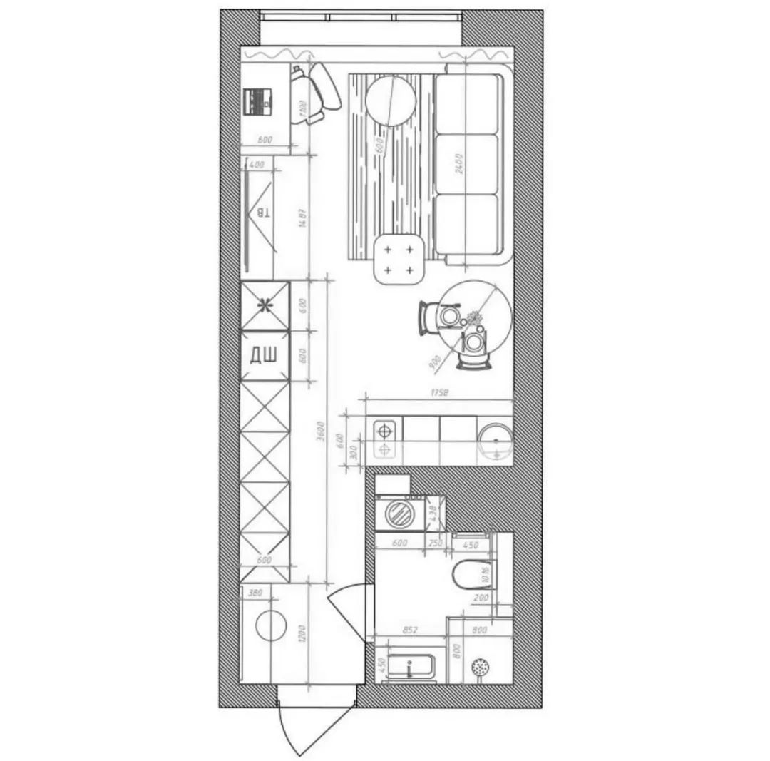 24㎡绿色小公寓丨MAROOMI-24