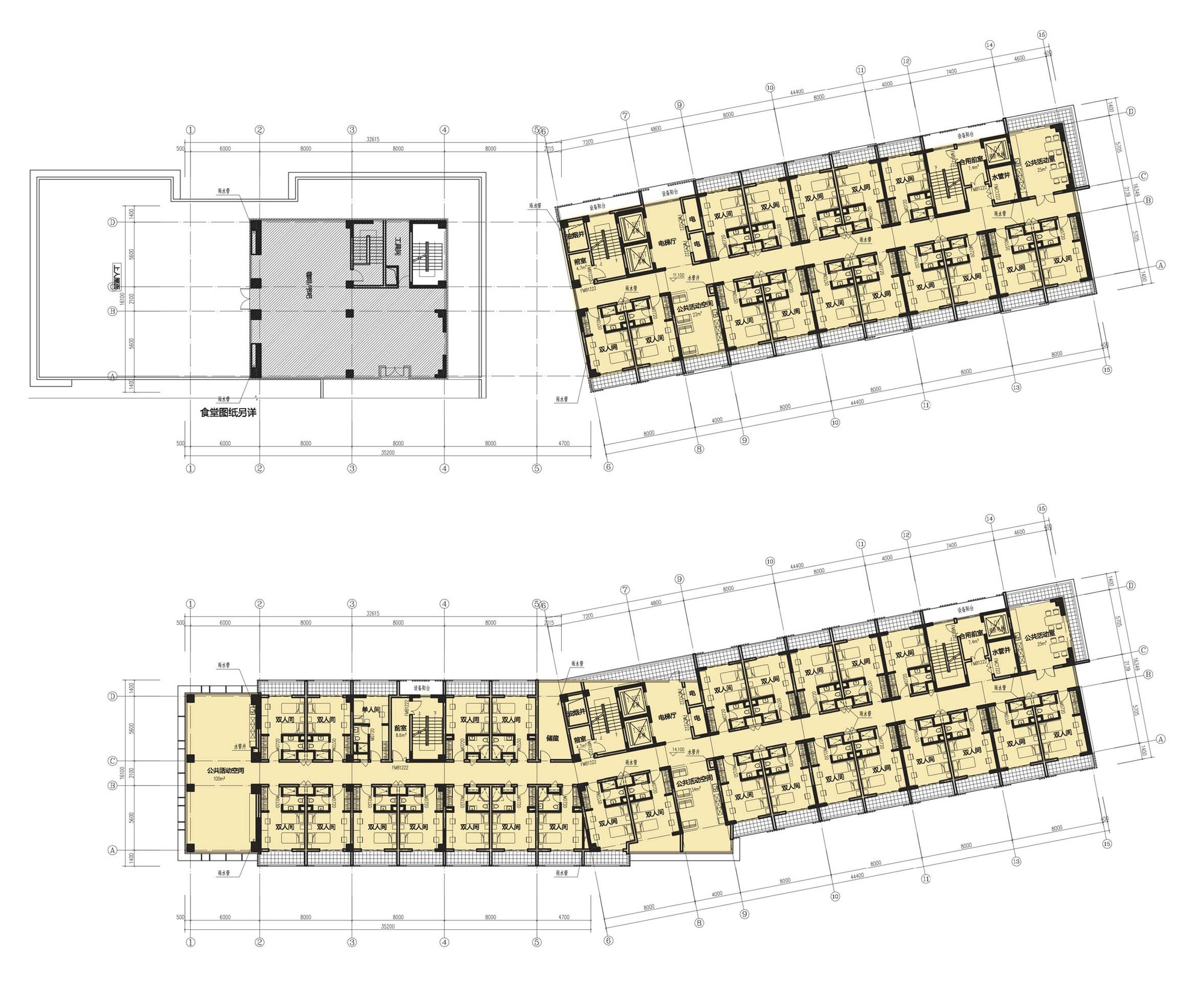 Living Area for Teachers and Students of USST / TJAD-55