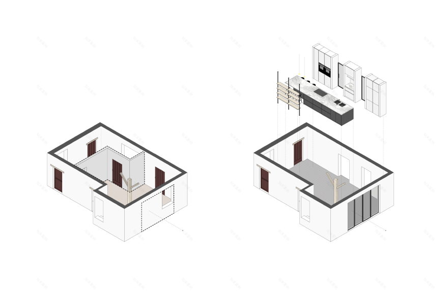 普特 18 世纪方形农场翻新丨比利时丨Nils Van der Celen-14