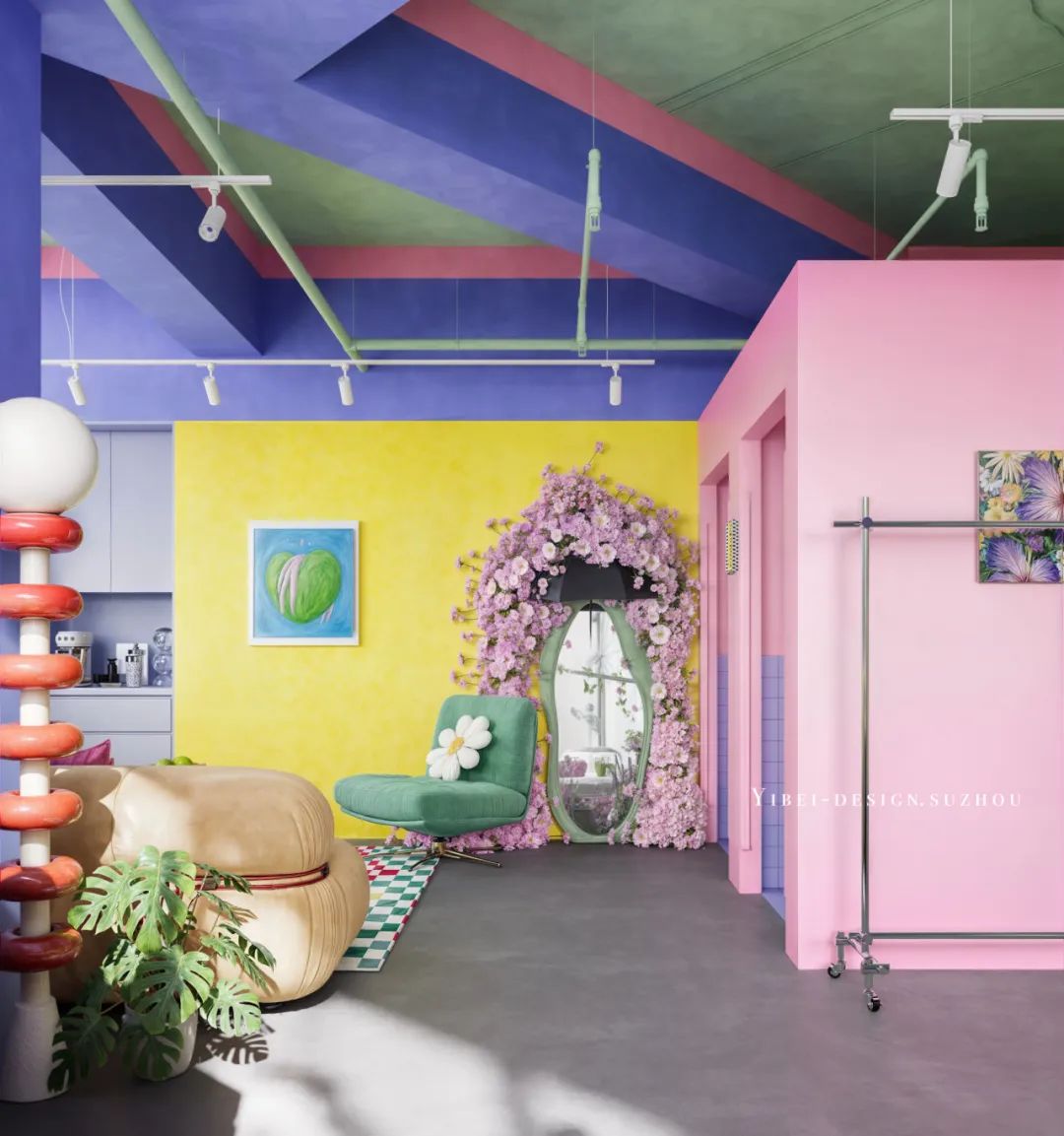 多巴胺的暴动色阶 商业空间设计丨YIBEI DESIGN SUZHOU-1