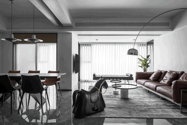 现代时尚大三代同堂之家，165 平大平层设计亮点解读-24