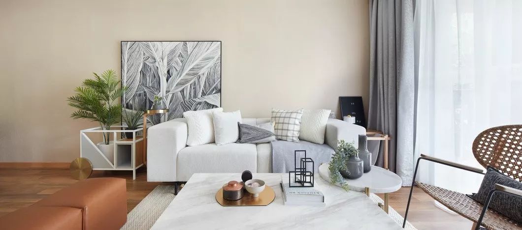 104m ²“这样就好” MUJI风格三居室  库玛设计-0