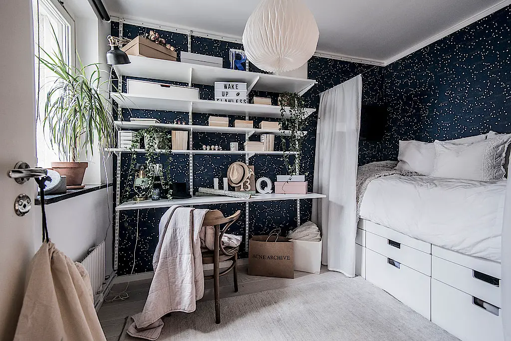 星空之恋 | 89m²的 Scandinavian 设计公寓-25