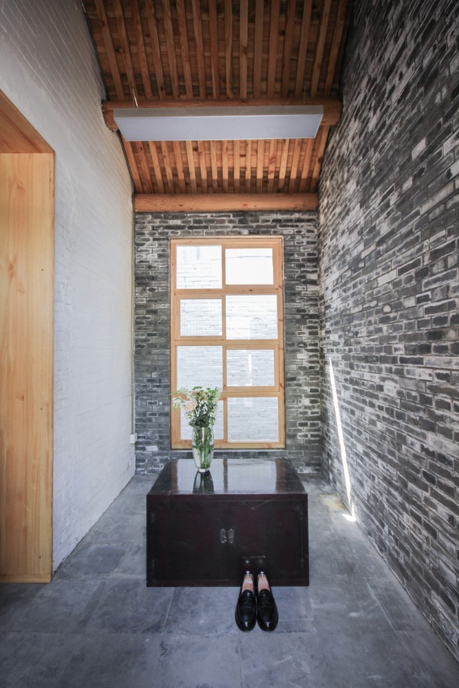 胡同画室——墙体像素化，木架结构打造连续统一视觉效果-15