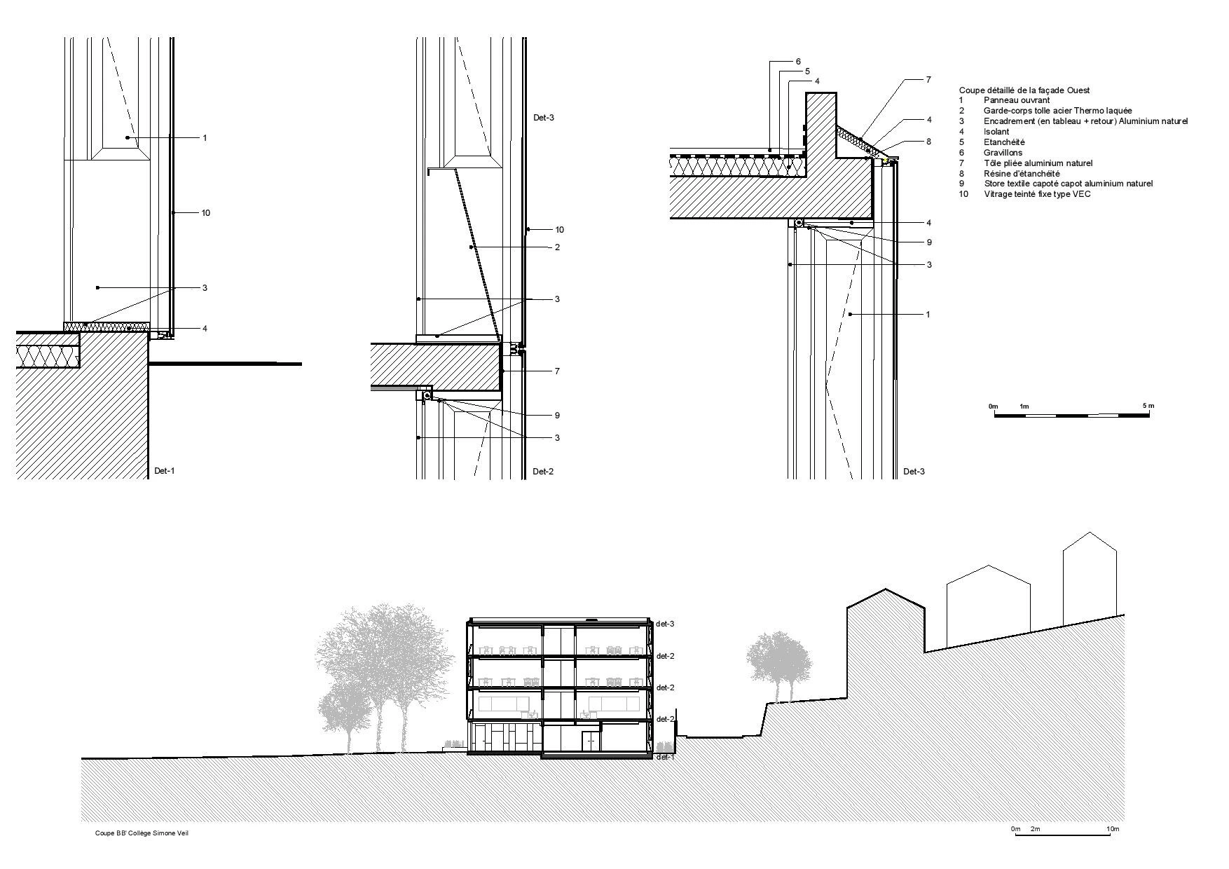 Simone Veil 中学丨法国尼斯丨Comte Vollenweider Architectes-39