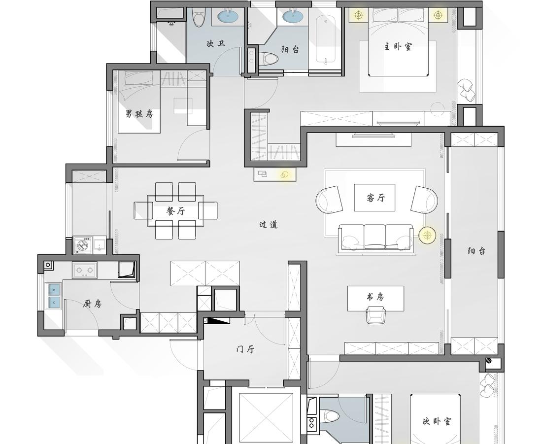 《梦粱录》中式与现代共融,打造古韵现代生活空间-1