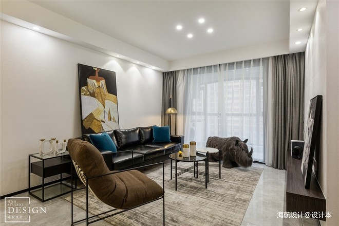 雅居乐星河湾109㎡三居装修案例-14