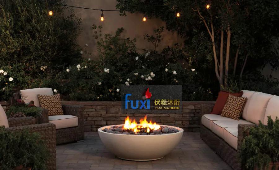 伏羲燃气壁炉打造真火采暖休闲区-20