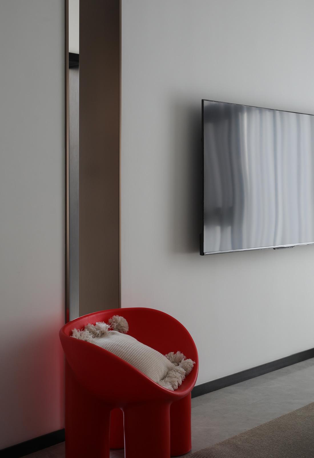 玄关景窗引视线,客餐吧台巧分割-5