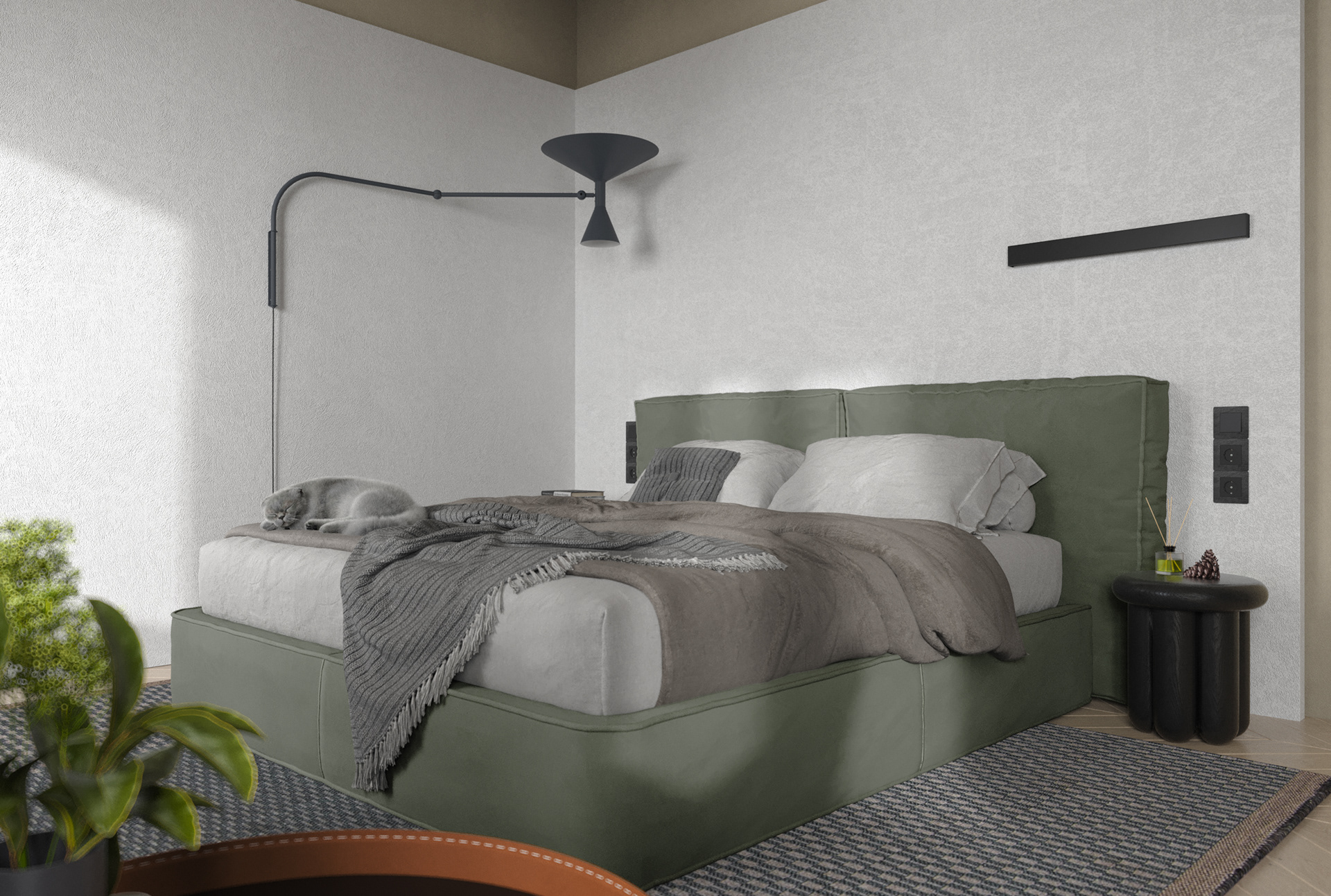 Guryevskaya Sloboda 村住宅室内设计丨Sergey Kachalov-15