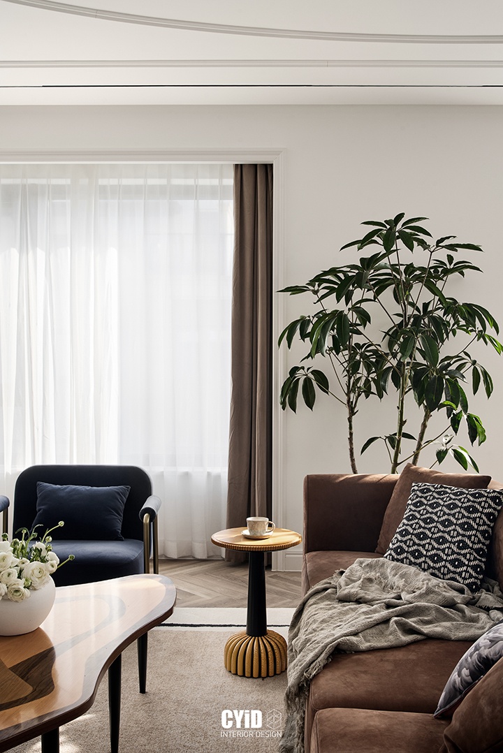 落于首都排屋的现代法式丨中国北京丨辰佑设计,颜青软装-0