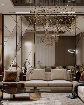 VILLA MODERN RECEPTION（现代别墅）丨埃及开罗丨AHMED FIKRY DESIGNS