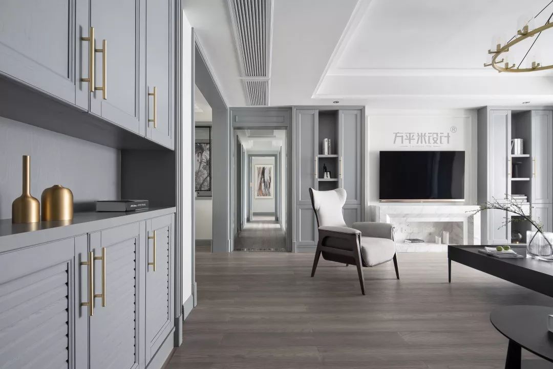 现代美式风,162㎡润和又一城住宅设计-34