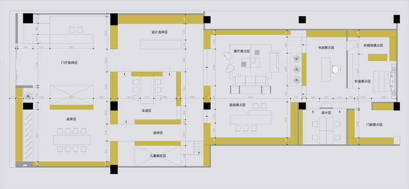 湖南邵阳宝源木业现代多元化组合品牌店设计丨中国邵阳-4