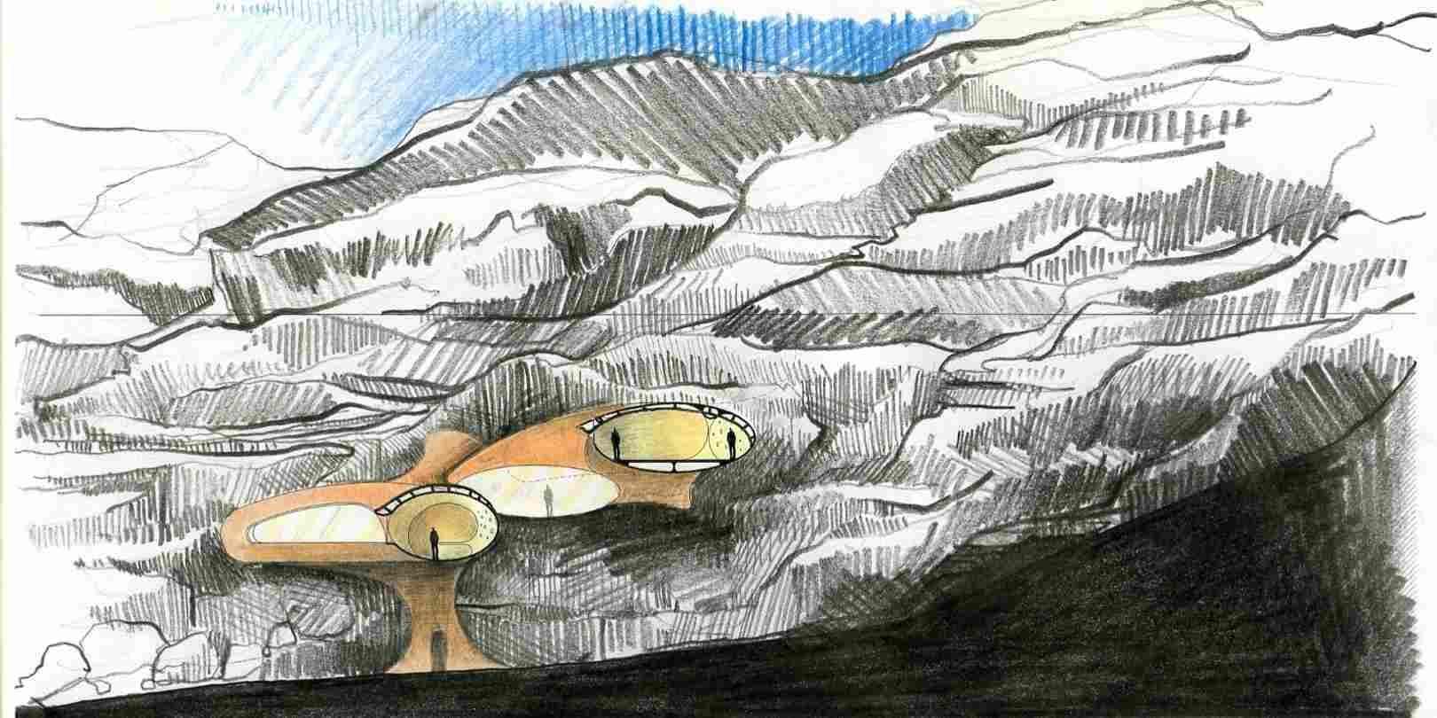 有机建筑 红沙（注：Arena Roja直译为红沙，这里不清楚它在具体语境中的含义，Arquitectura Orgánica常见释义为有机建筑） 丨约旦-28