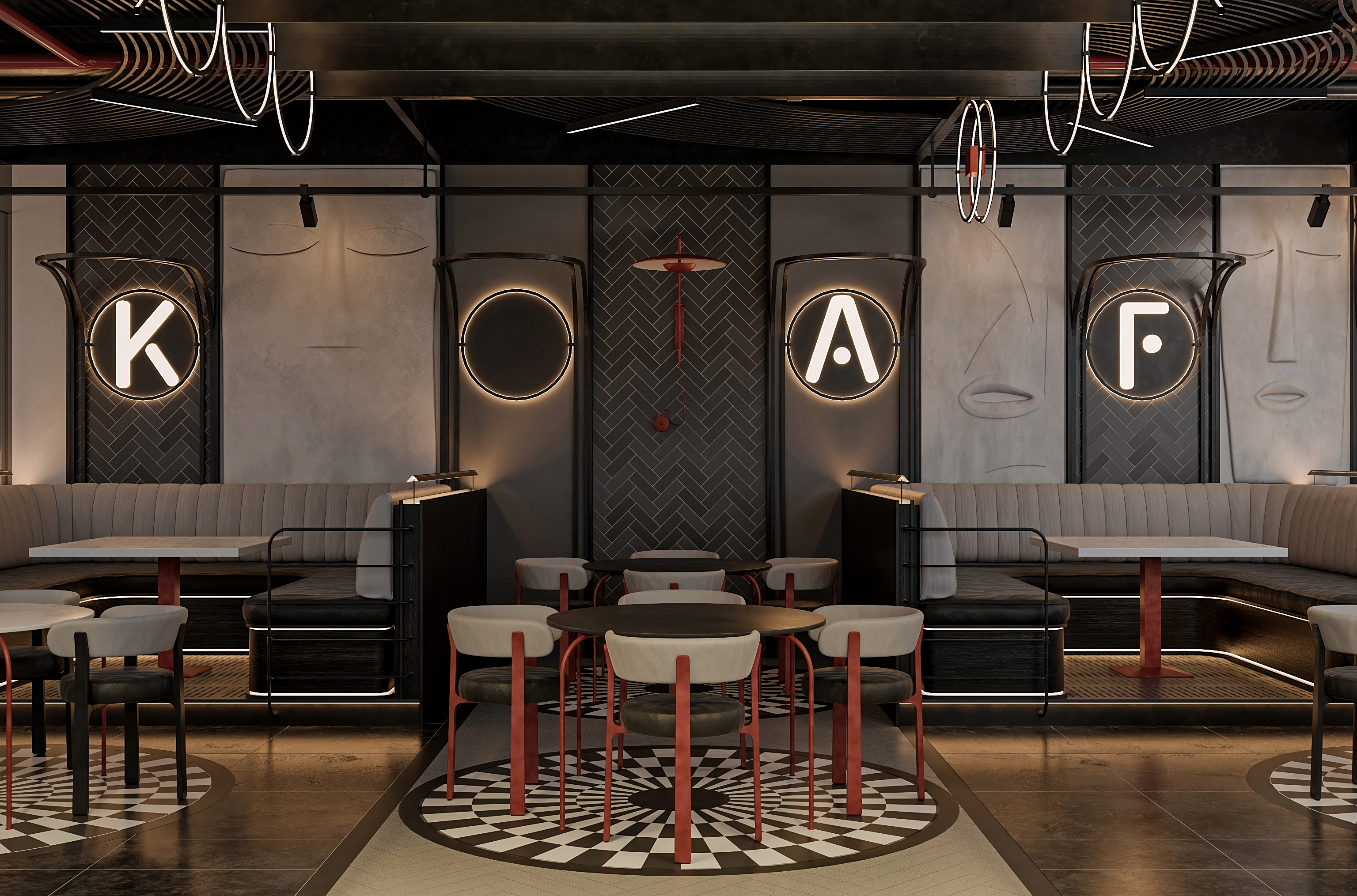 工业风咖啡店-9