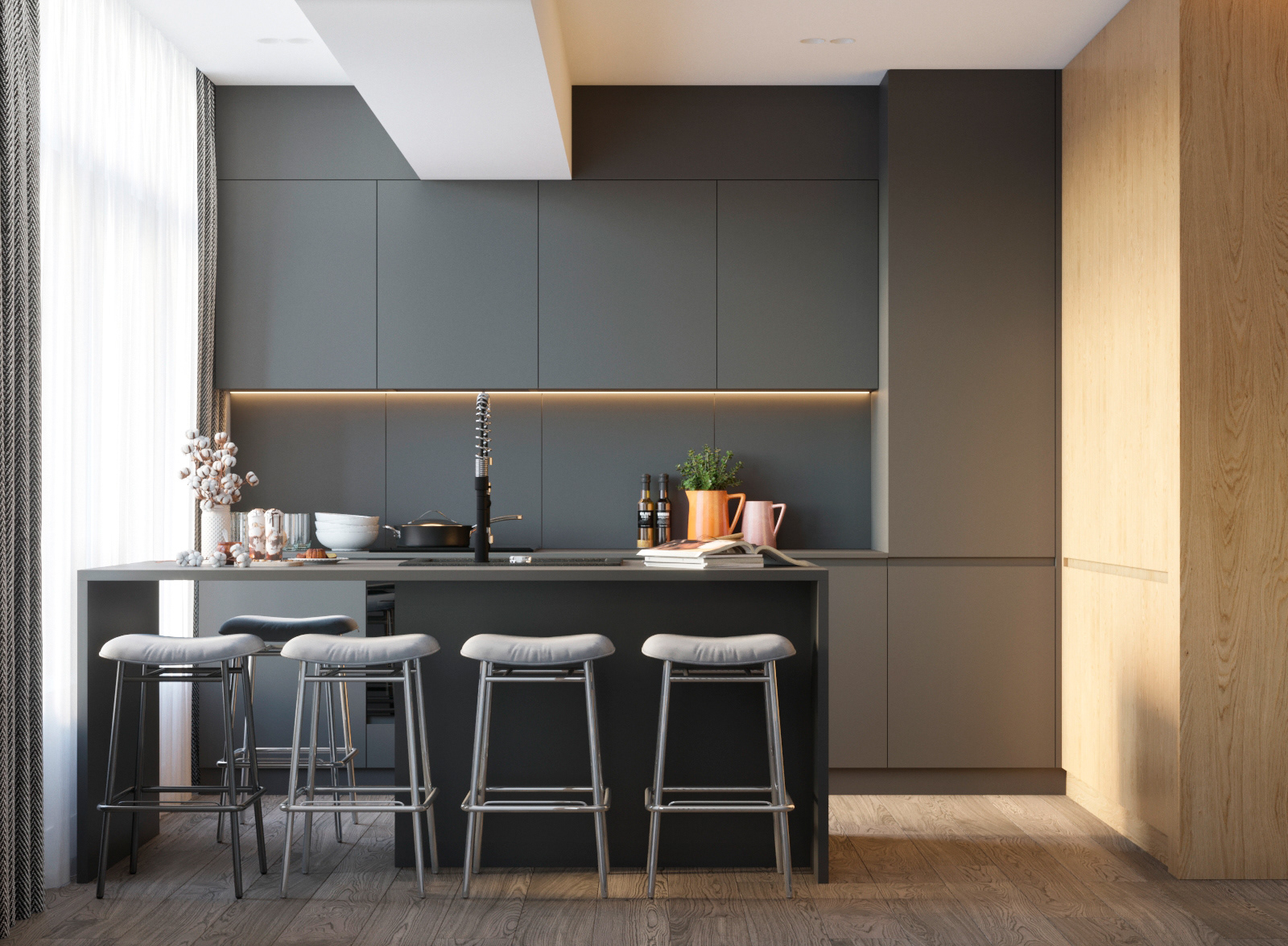 私人公寓室内设计丨乌克兰切尔诺夫策丨AVISTUDIO-7