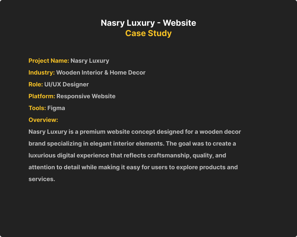 E-commerce website -luxury furniture-2