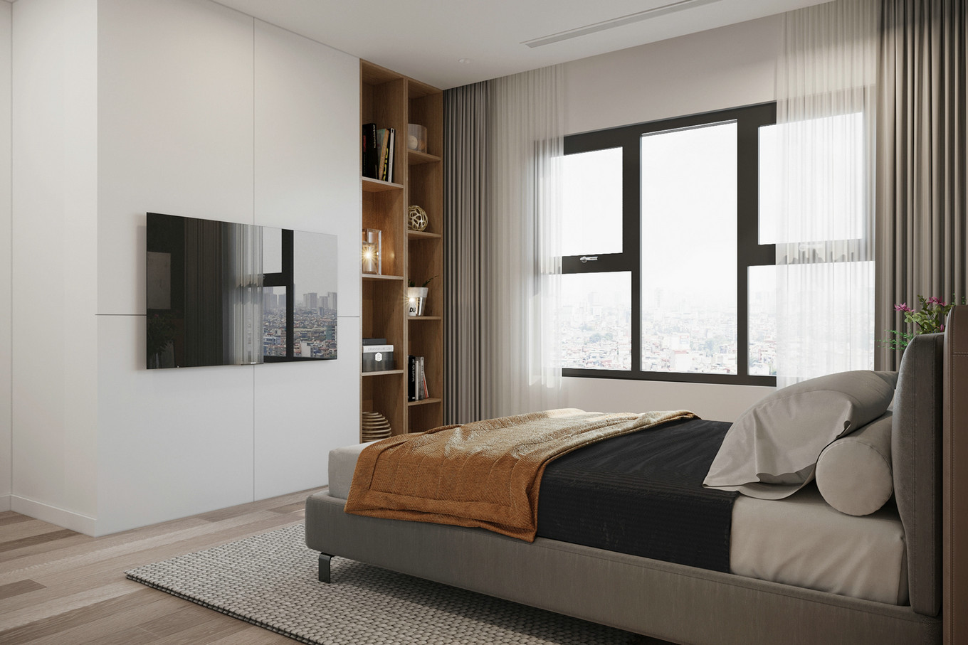 现代清简小公寓-7