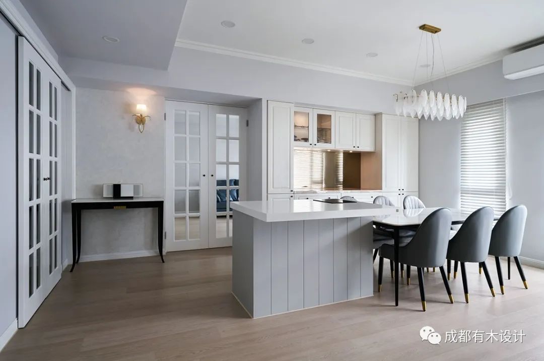 现代乡村风淡紫铃兰花色家邸设计丨欧德-14