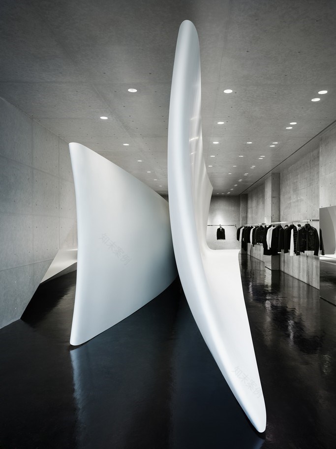 扎哈·哈迪德建筑师 | 尼尔·巴雷特旗舰店-9