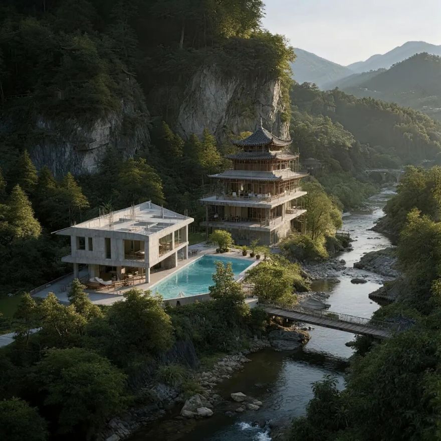 山间溪谷疗愈民宿:设计营造与运营的诗意篇章-6