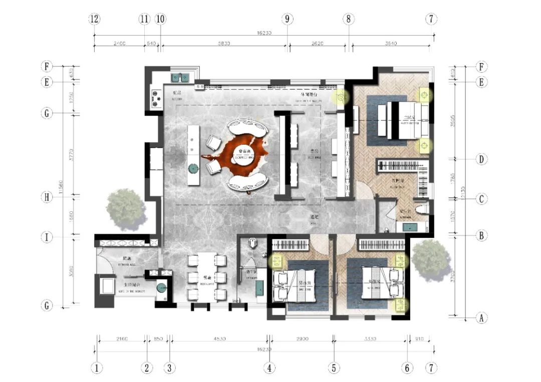 长沙八方小区法式风情家居设计丨中国长沙丨CSD建筑设计-22