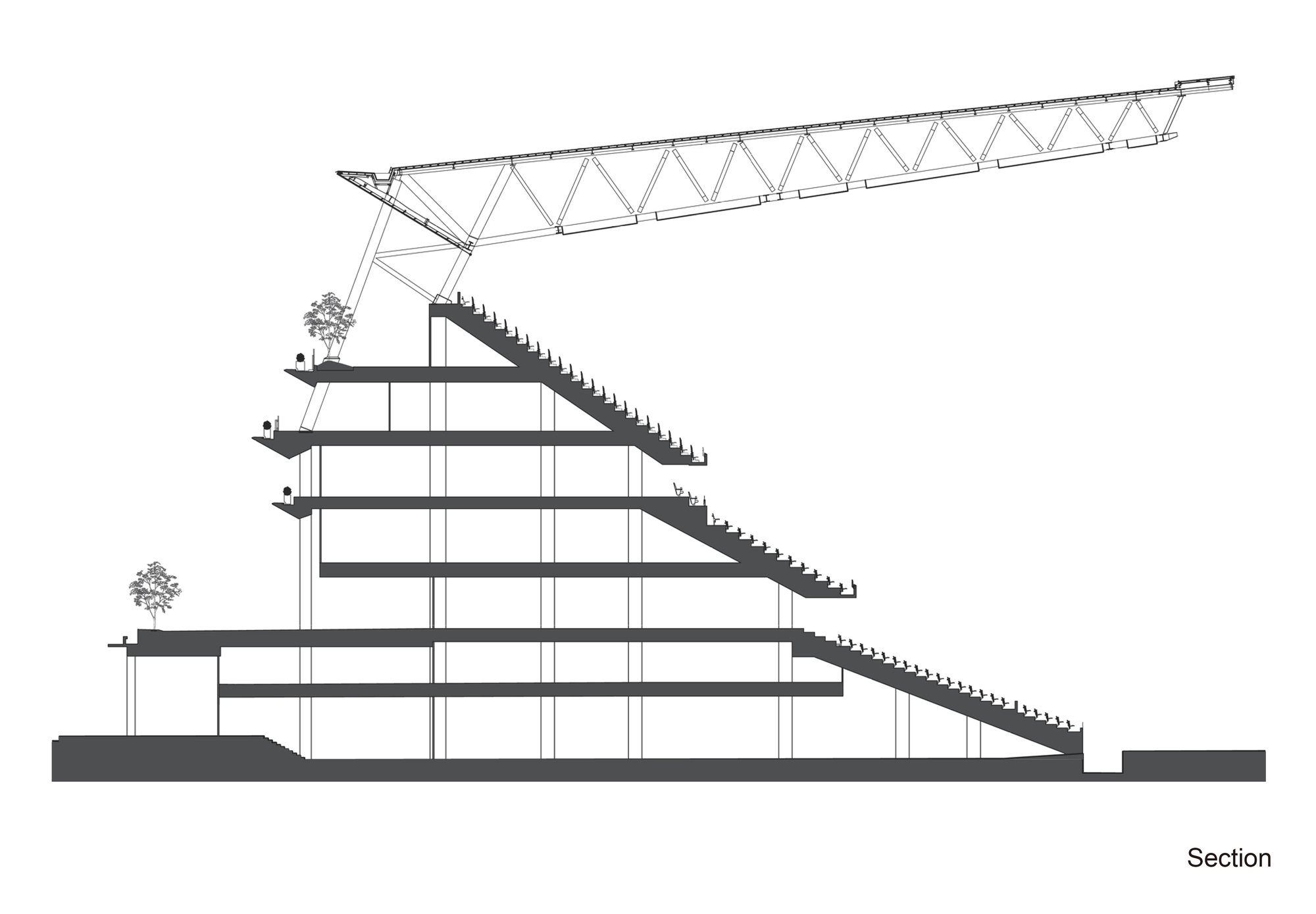 日本国立竞技场丨日本东京丨梓设计,隈研吾建筑都市设计事务所,大成建设-54