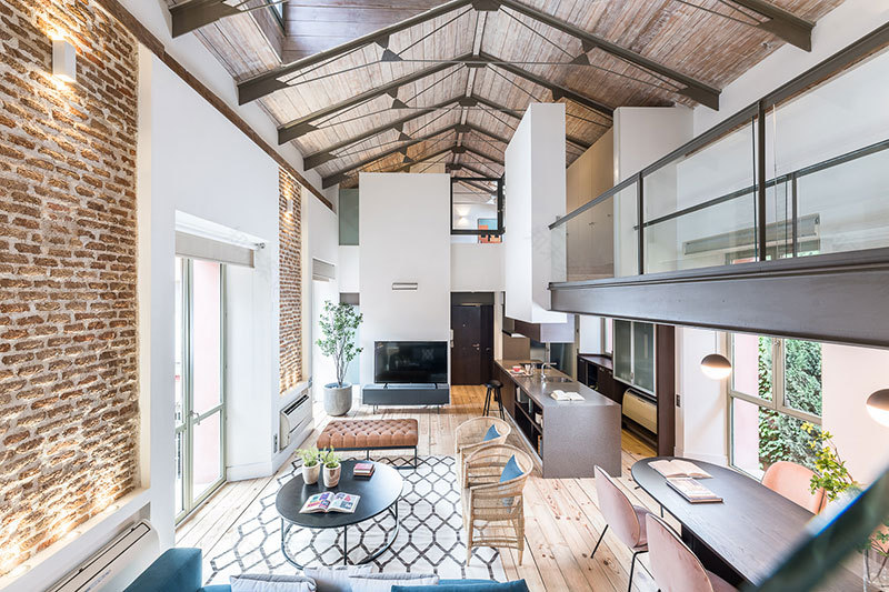 历史韵味与现代风格共融的 Madrid 工业风公寓-4