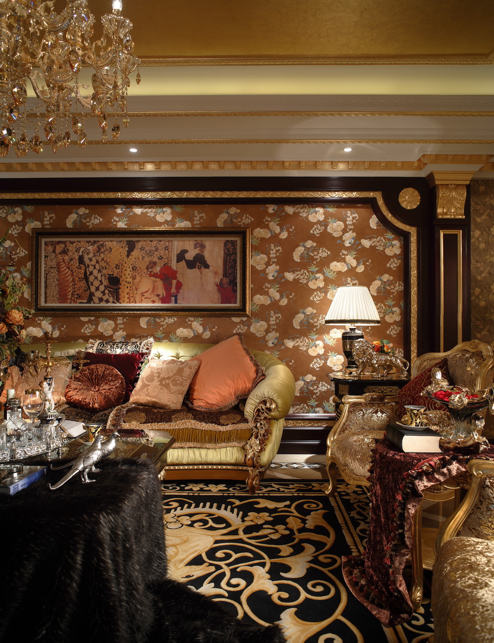 泉州浦西万达公馆 豪华欧式样板房-46