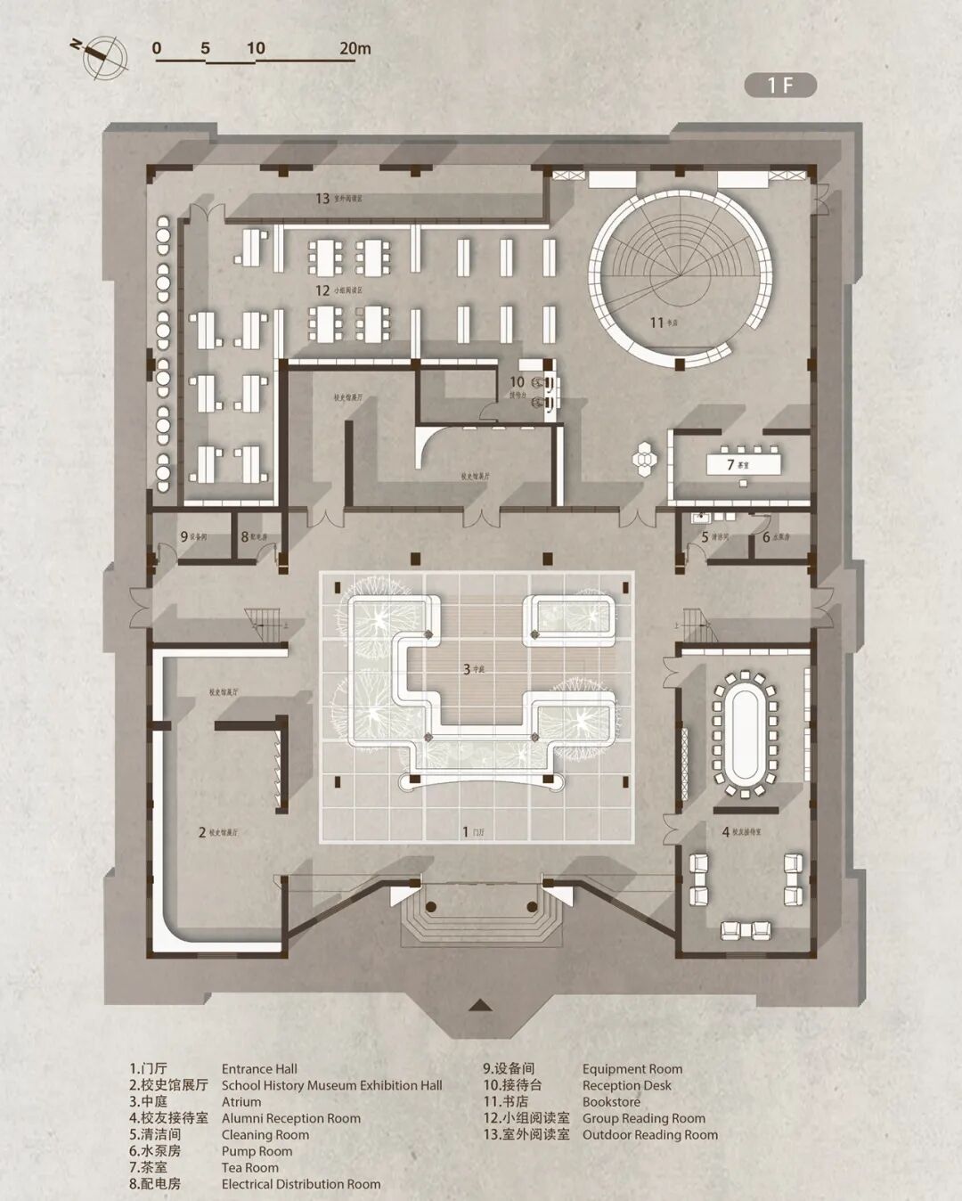 思序作品|百年“水晶宫”，温润旧时光——云南省玉溪第一中学图书馆更新改造项目-133