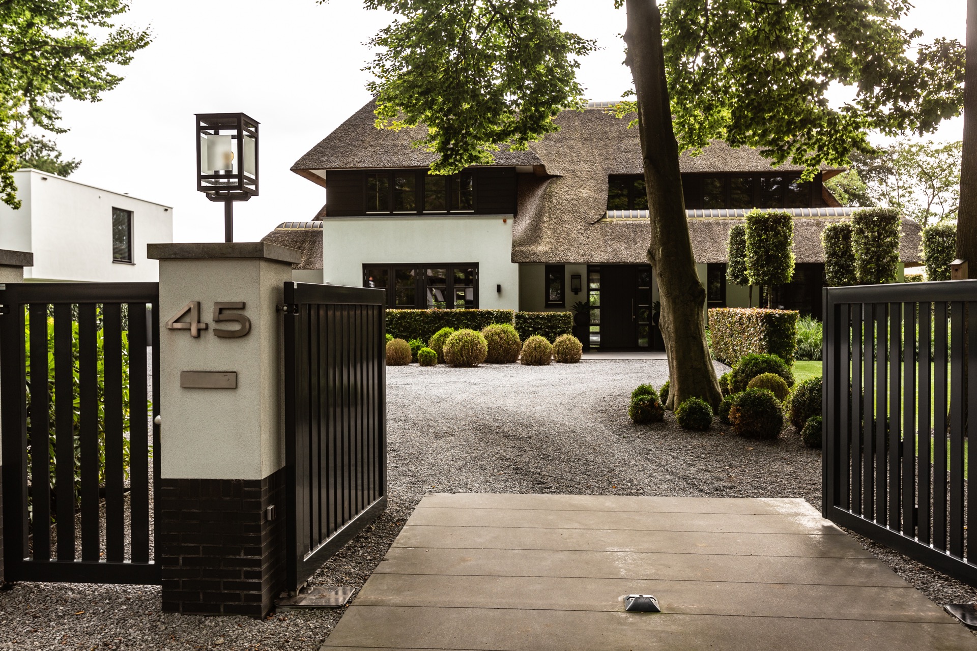 Exclusieve moderne draaipoort-5