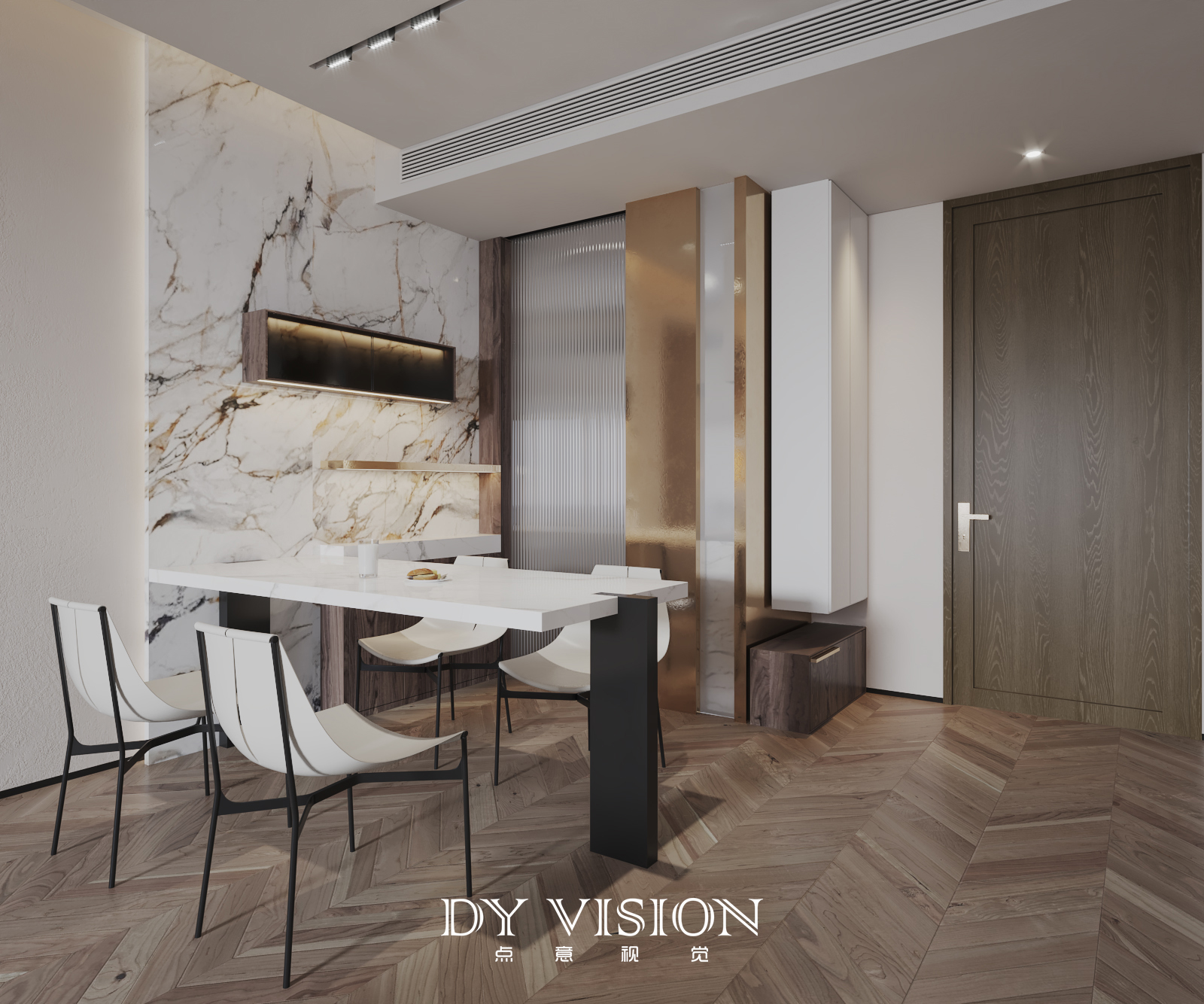 现代极简家装空间表现-9