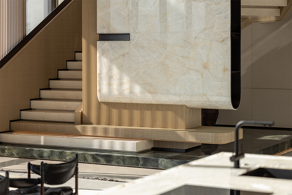 万华成都麓湖黑鉐岛上叠别墅样板间丨中国成都丨深圳市盘石室内设计有限公司,万华室内设计中心-9