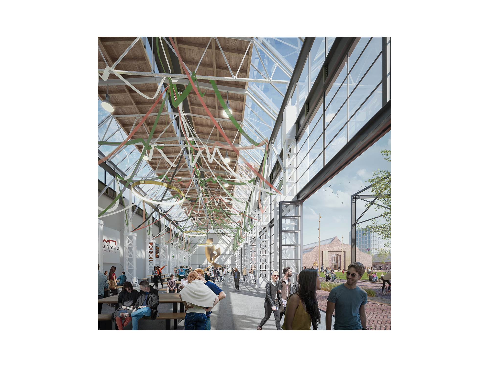 2025 年波兰 Dąbrowa Górnicza 城市中心概念设计-23