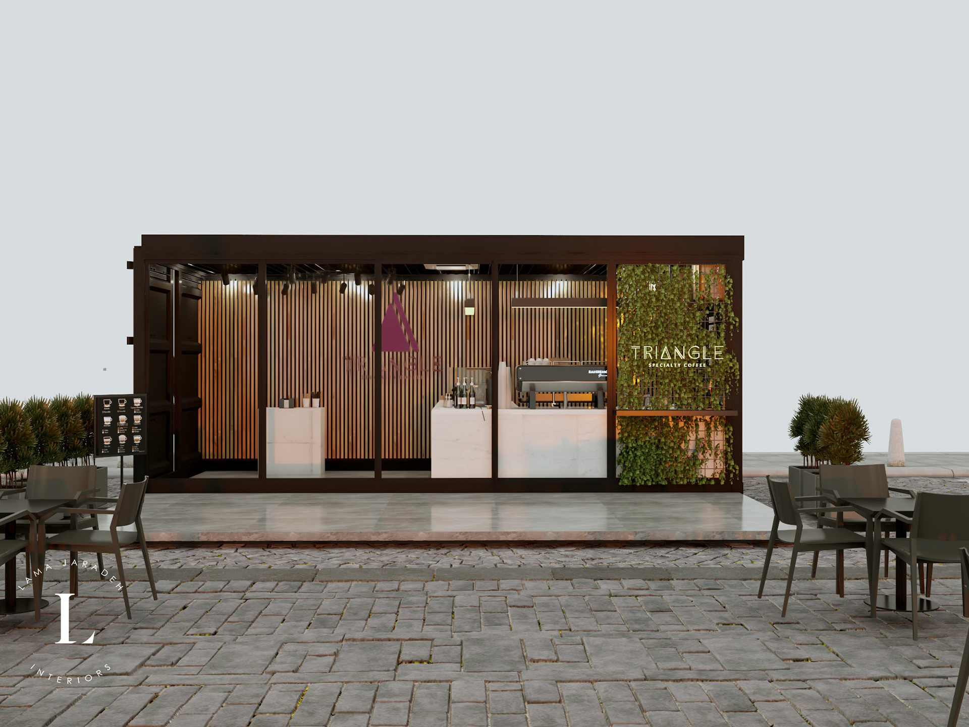 TRIANGLE CAFE CONTAINER（三角形咖啡馆集装箱）-6