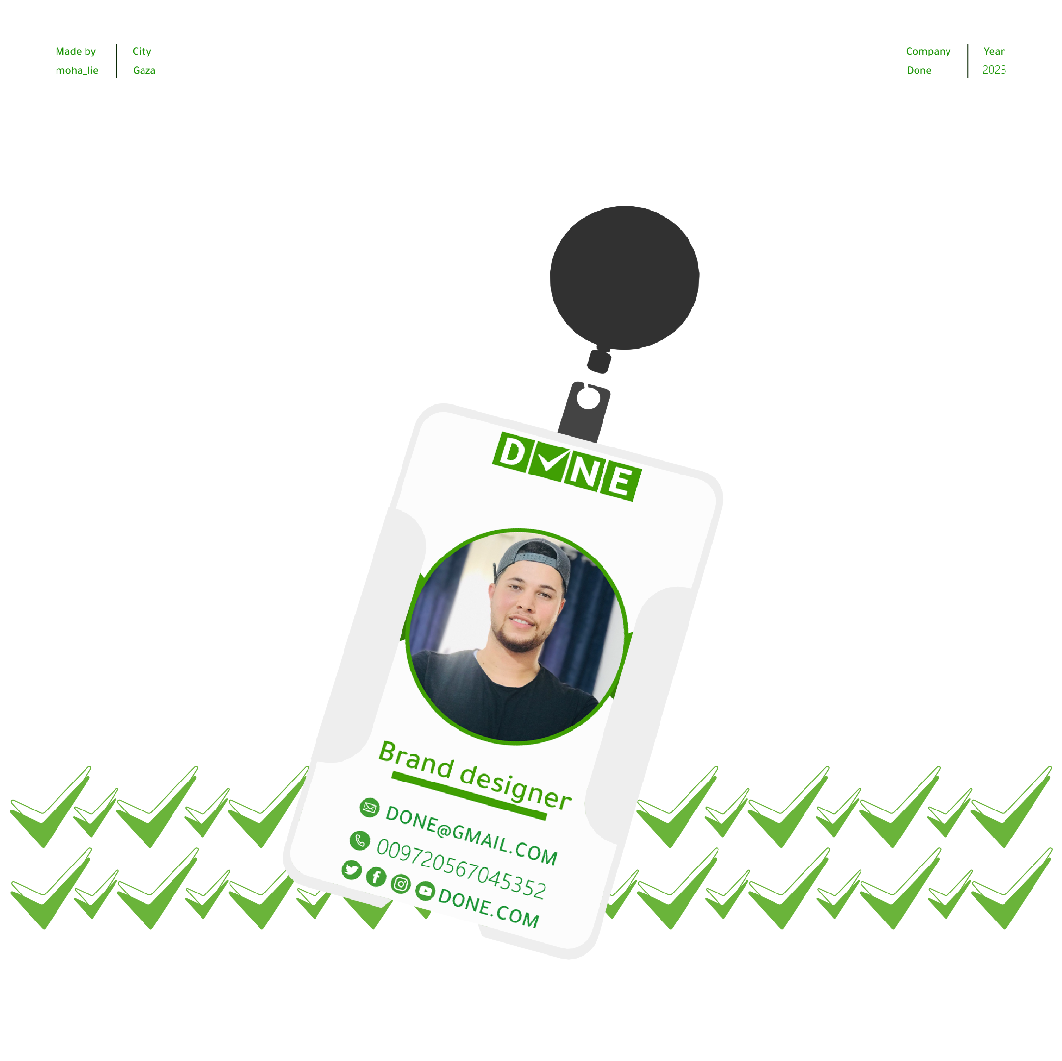 تطبيقات على العلامة التجارية Brand applications-8