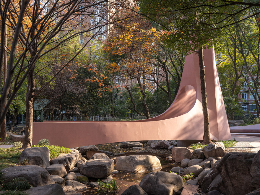 上海华山绿地步行桥(囍桥)丨中国上海丨HCCH合尘建筑-14