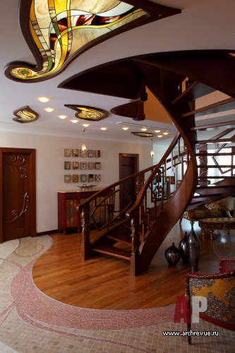 两层现代风格 penthouse 室内设计丨Акунова Наталья,Прохорова Елена-12