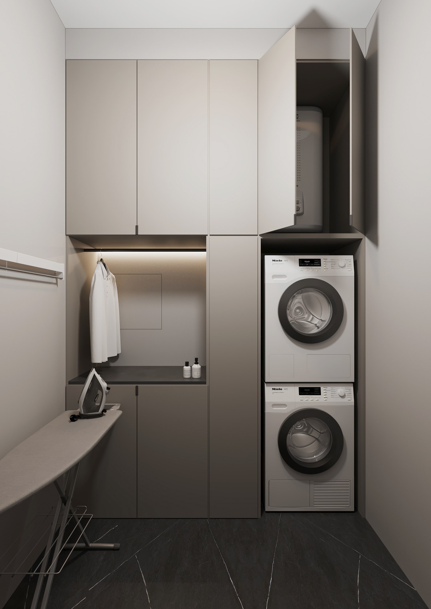 130㎡中性色系住宅设计 超精致！-16