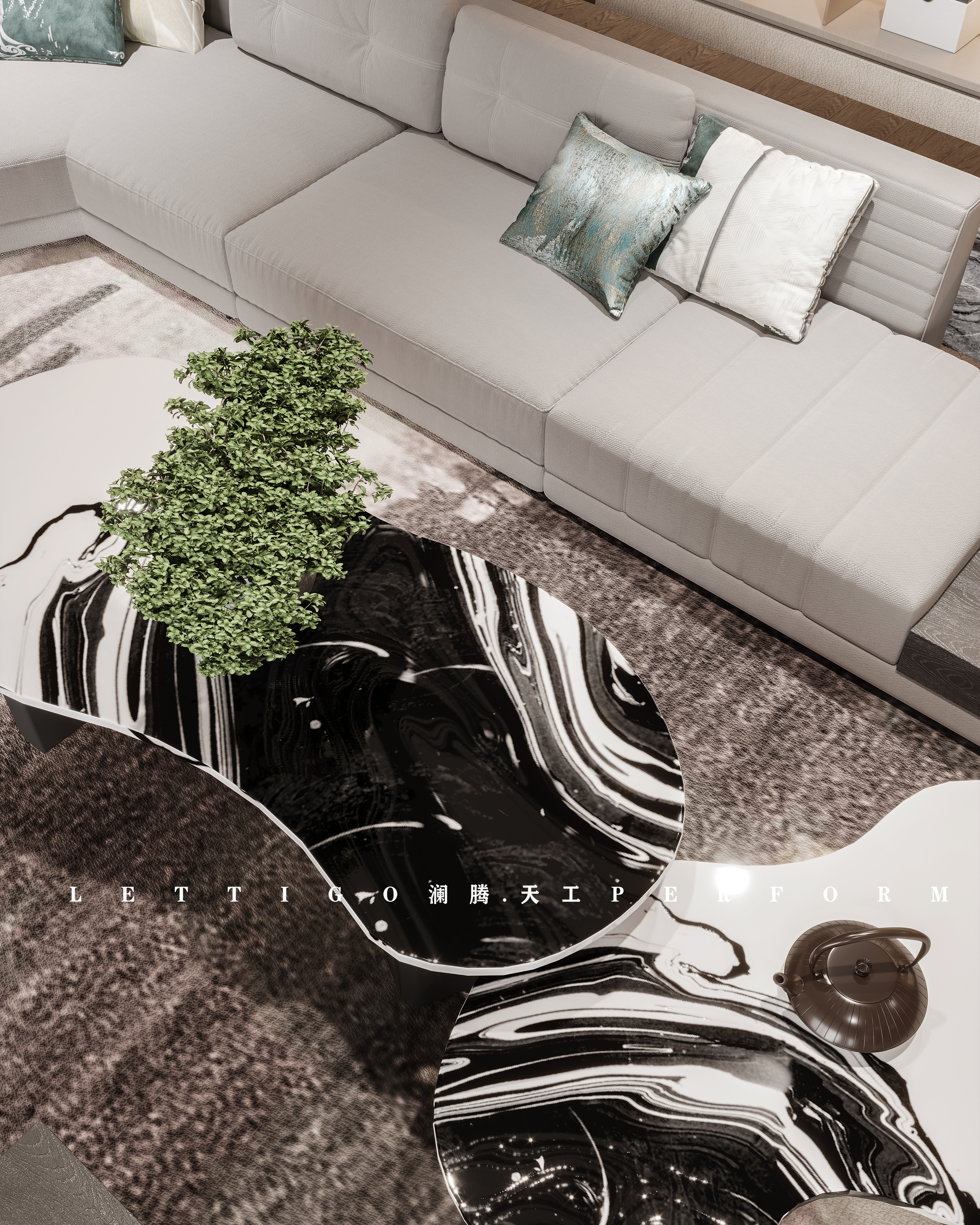 现代中式别墅大宅设计-21