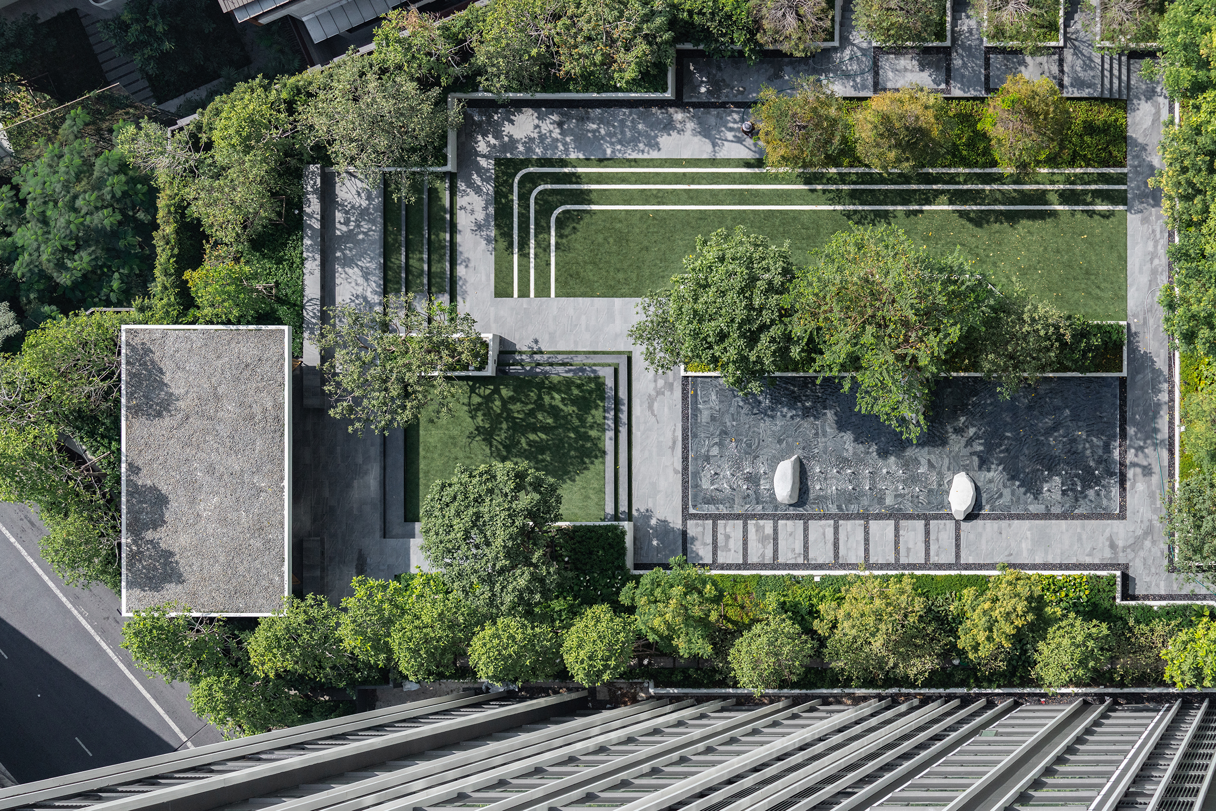 泰国曼谷高层住宅区景观-3