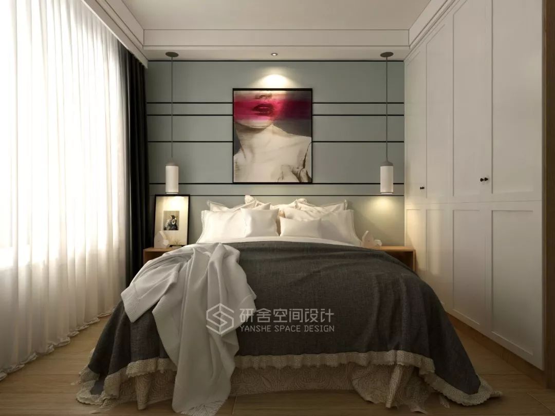 研舍 . 设计 | 简约样板间设计“明媚风情”-27